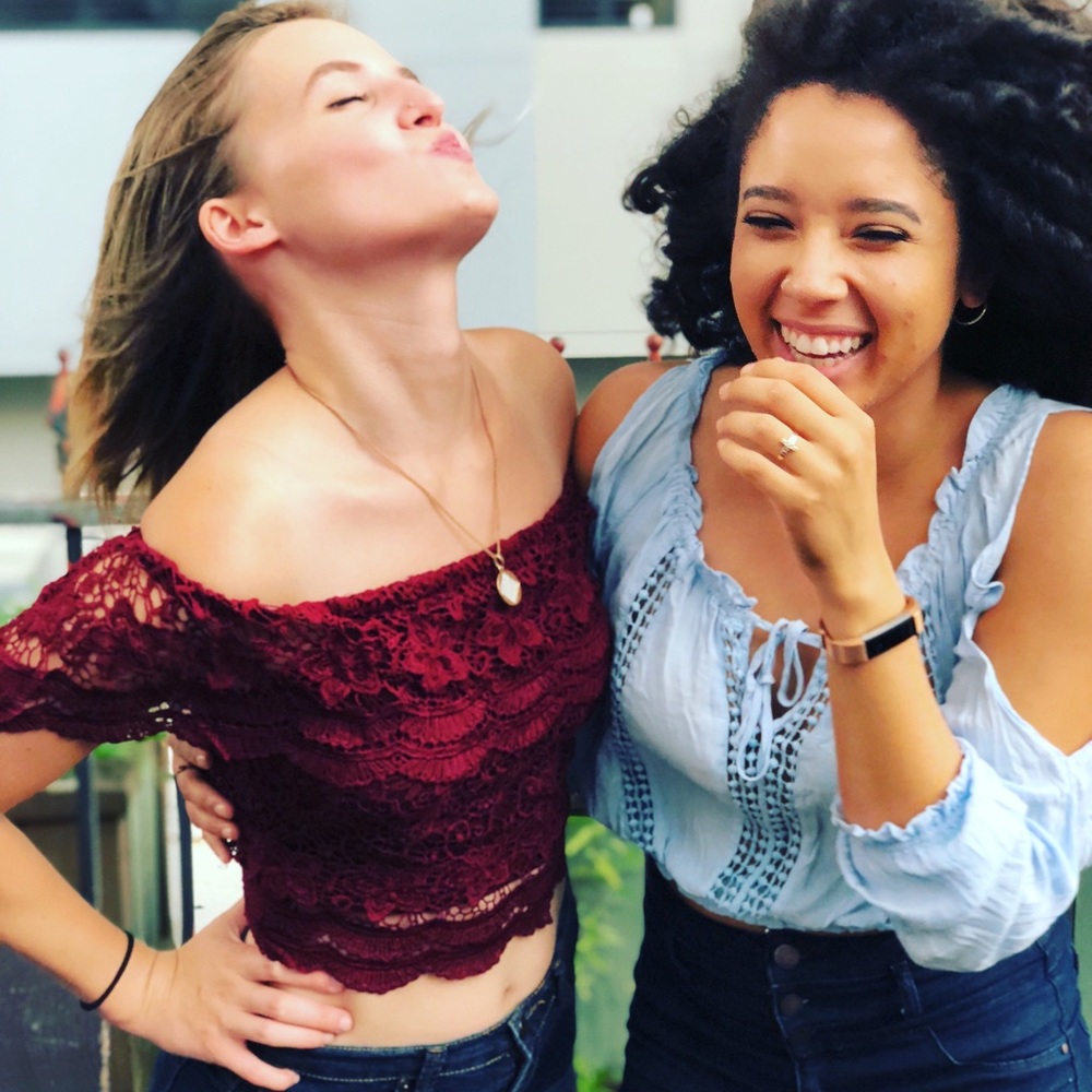 Cold Shoulder crop top